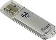 USB флеш накопитель 64 Gb SmartBuy V-Cut Silver