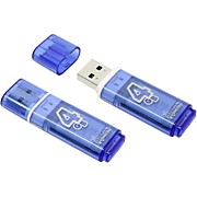 USB флеш накопитель 4Gb SmartBuy Glossy Blue (SB4GBGS-B)